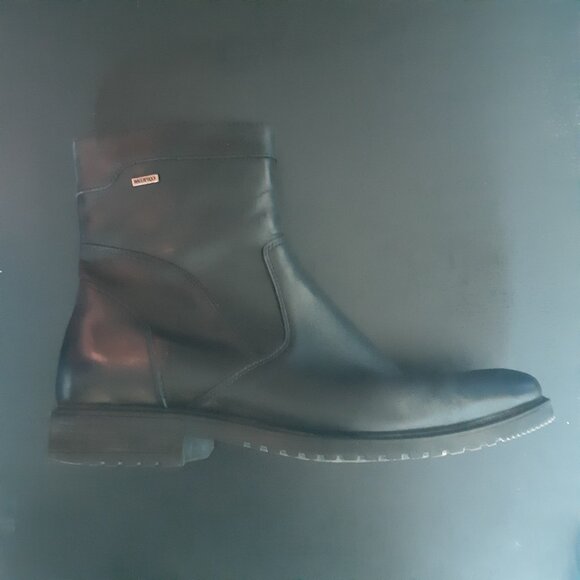 Blondo Valerio SZ 10M Men's Black Leather Short Zippered Dress Boots - Picture 6 of 16